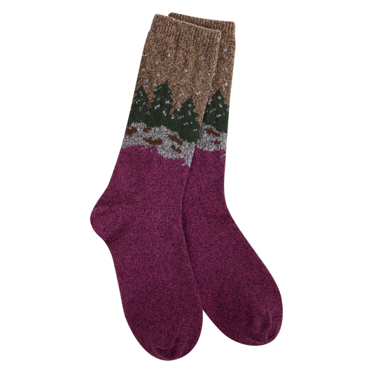 WS Holiday Mini Crew OS Cranberry Forest