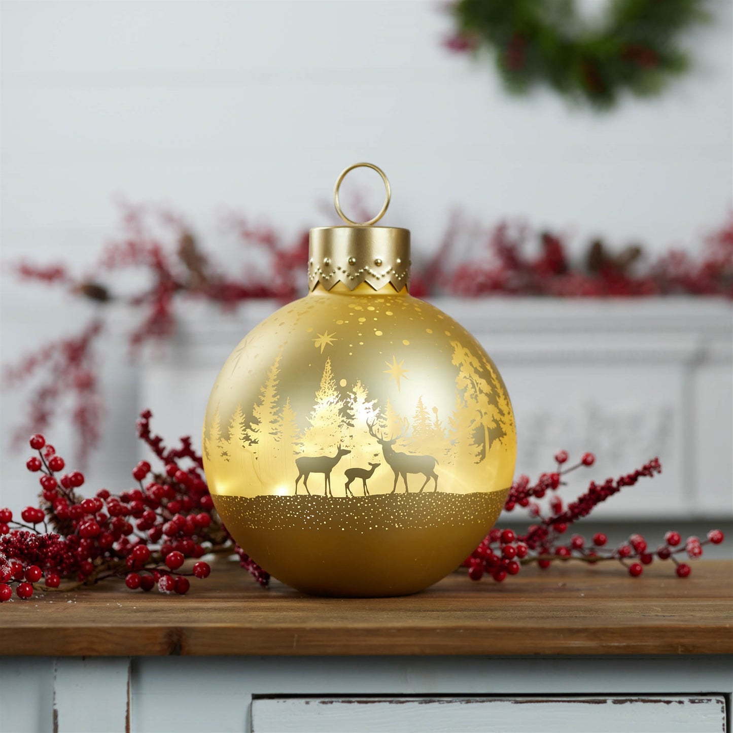 Deer LED Ornament