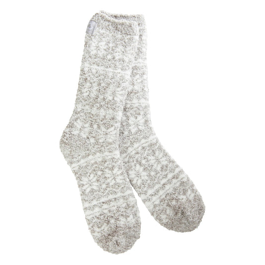 WS Cozy Winter Crew OS Fair Isle Silver