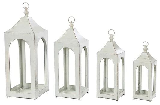 White Arch Square Lantern