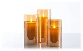 3" LED Glass Pillars Singles