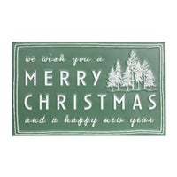 Merry Christmas Metal Sign