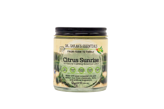 Citrus Sunrise Botanical lotion (4oz)