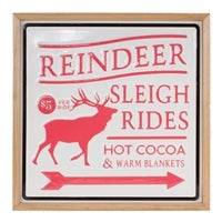 Reindeer Sleigh Rides Sign