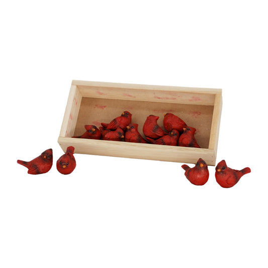 Mini resin cardinal