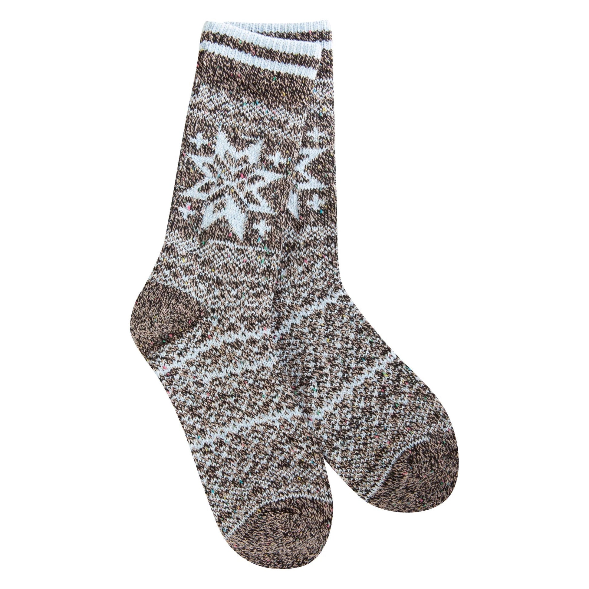 WS Weekend Holiday Confetti Crew OS Blue Multi