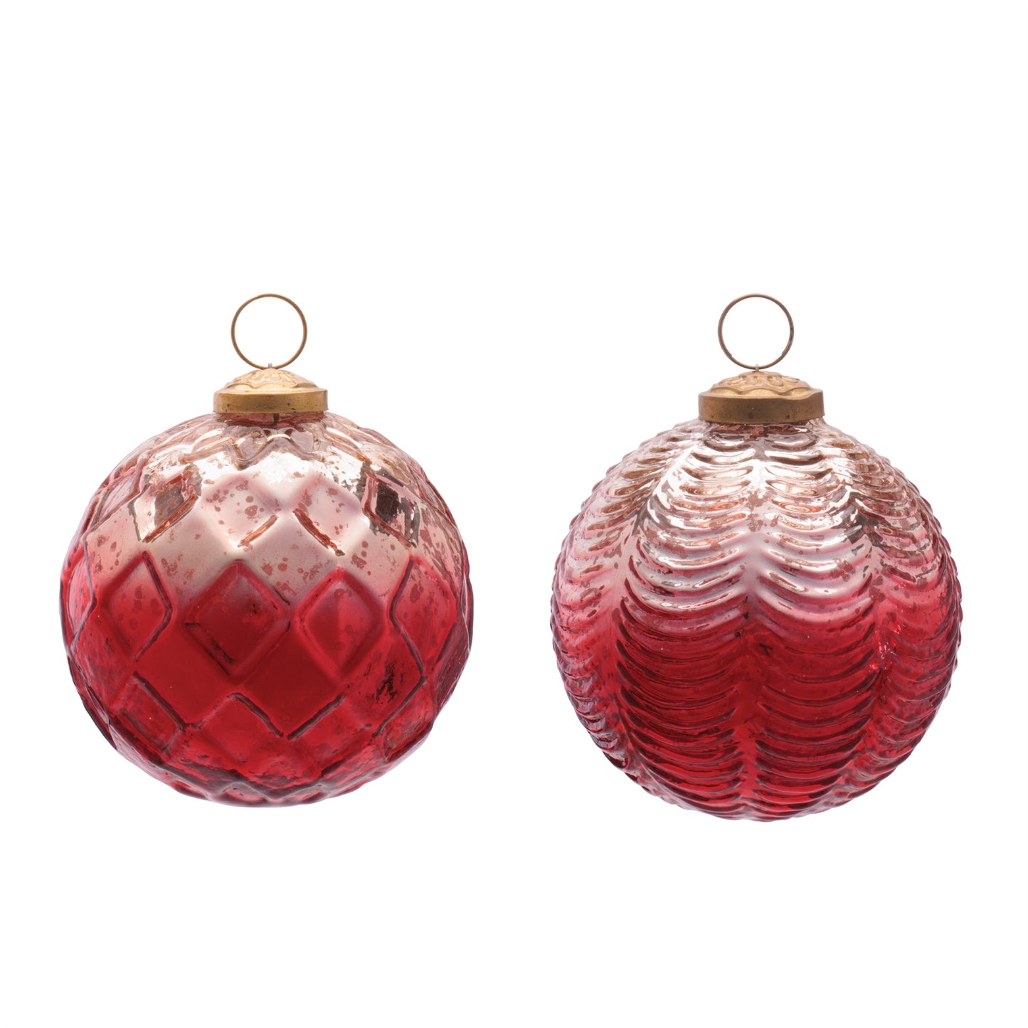 Red glass vintage ornament