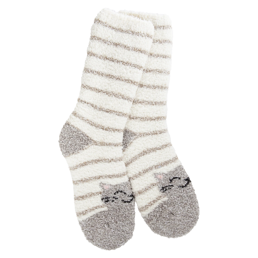 Knit Pickin Fireside Crew OS Cat Stripe