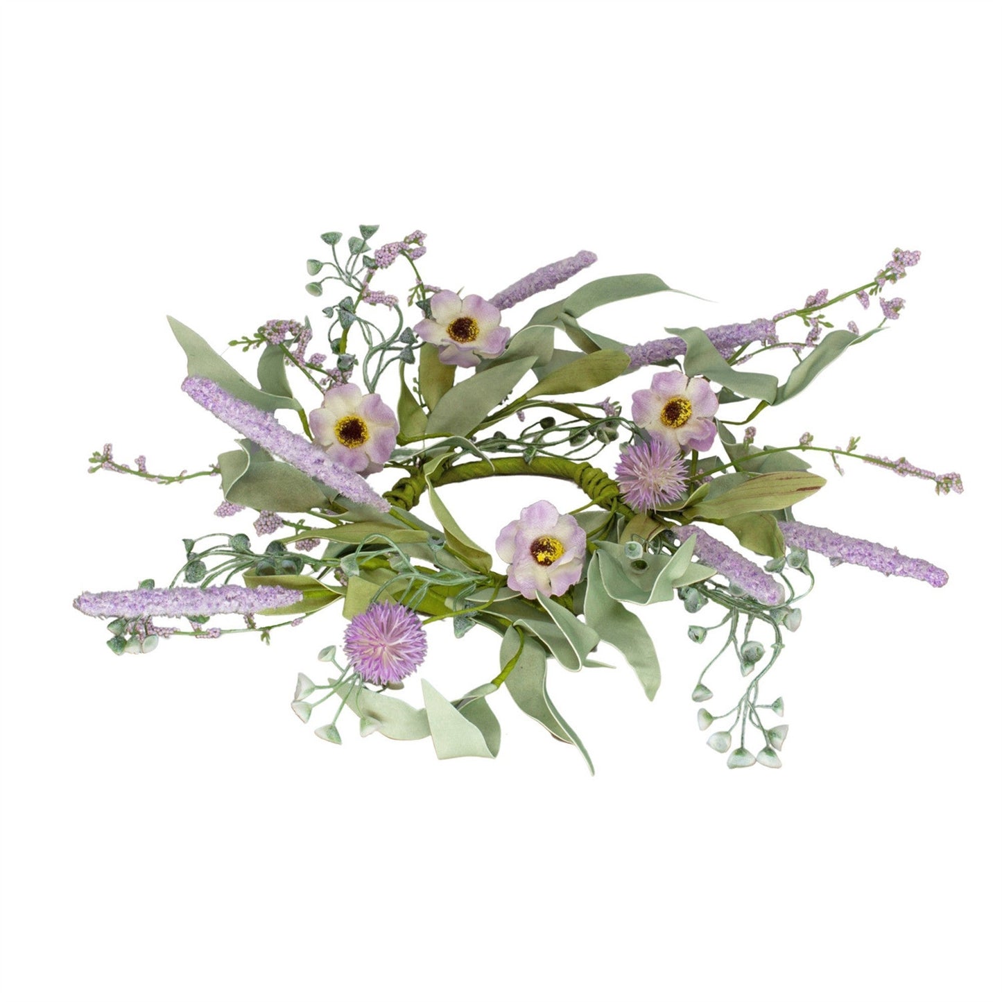 Lavender and Thistle Candle Ring