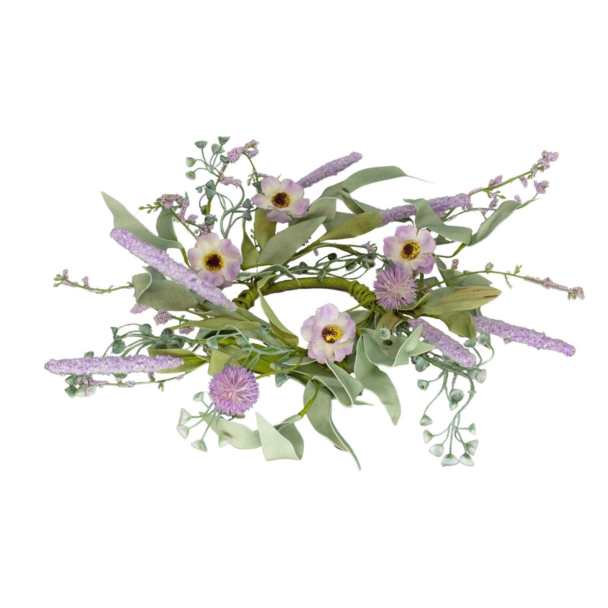 Lavender and Thistle Candle Ring