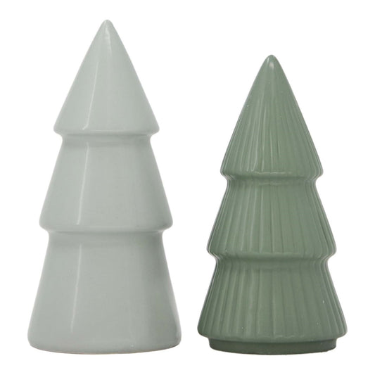 White/Green Tiered Trees