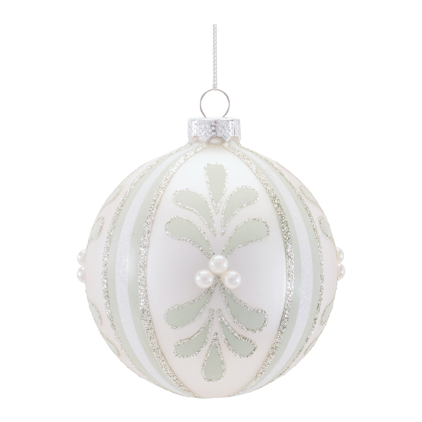 White/Sage ornament