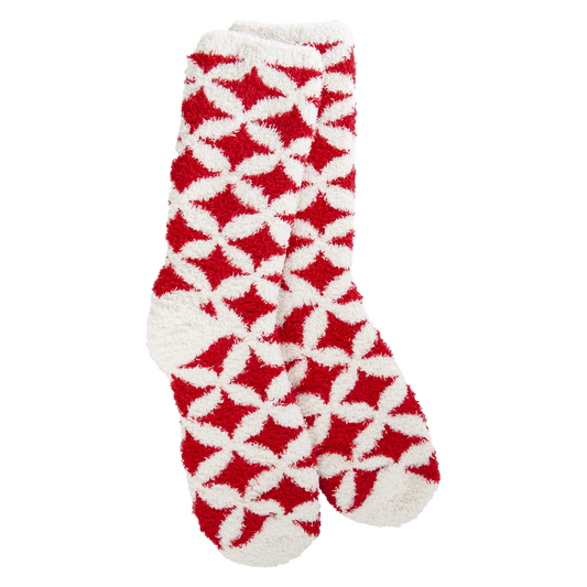Knit Pickin Fireside Crew OS Retro Diamond Holiday